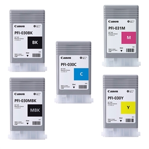 Volledige set inktcartridges voor Canon TM 240 en 340 - 55 ml